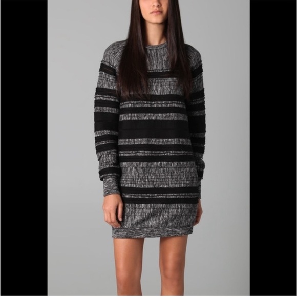 3.1 Phillip Lim Pullover Striped Sweater Dress - Picture 1 of 8